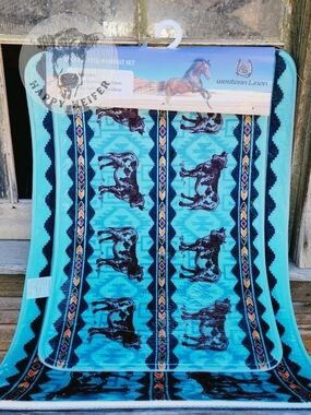 Western 2 Piece Bath Mat Set
